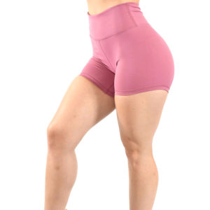 Shorts Deportivos de Cintura Alta para Mujer, Cierre Elástico en la Cintura, para Gimnasio, Yoga, Ciclismo, Running, Sin Costuras, de Secado Rápido, Transpirables, OEM, ODM - Product Image 1