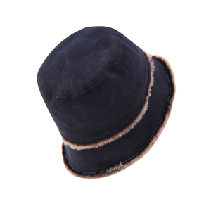 Chapeau bob personnalisé en coton/polyester avec doublure en fourrure, pour femme, chaud, nouveau style. - Product Image 3