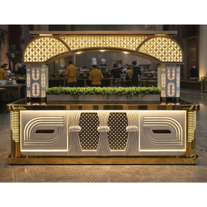 Configuración de mostrador de buffet decorativo para catering - Product Image 4