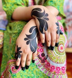 Henné Nero per <span class=keywords><strong>Disegni</strong></span> su Mani Tancho - Product Image 5