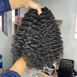 Extensiones de cabello humano sin procesar vietnamita, cabello rizado virgen birmano sin enredos ni caída, 8 "-30" - Product Image 4