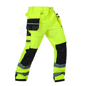 Heavy Duty Breathable Polyester/Cotton Labor Pants Professional Craftsmanship <b>Builder</b> Technician Multi Pocket Protective - Product Image 3
