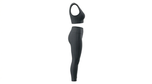 Conjuntos de Yoga para Mujer de Talla Grande con Logotipo Personalizado, de Alta Calidad, Transpirables y Ligeros, de 2 Piezas, sin Mangas, con Cintura Elástica - Product Image 2