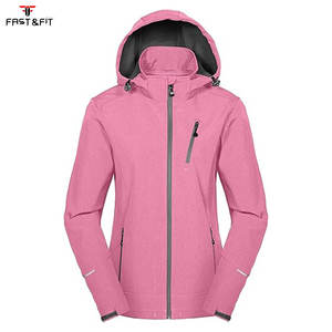 Nueva Chaqueta Softshell de Invierno para Mujer, Diseño Holgado, Transpirable, Tejida, Tallas Grandes, Impermeable, con Logotipo Impreso - Product Image 2
