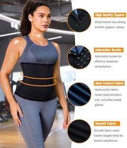 Heavy Duty Slimming Waist <b>Trainer</b> Belt for Weight Loss Gym Fitness Equipment with Neoprene Material and Strong Abdomen Support - Product Image 4