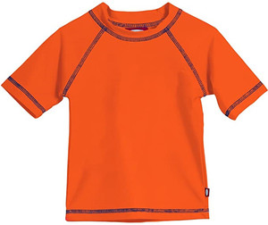 Rashguard rouge à manches longues pour adultes unisexes avec protection UV UPF50+ en tissu polyester/nylon - Product Image 3
