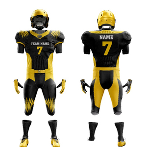Tenue complète de football américain pour équipe professionnelle – Maillot, pantalon et équipement de protection personnalisables pour hommes, femmes et jeunes - Product Image 3