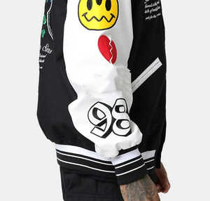 Most Selling Article <b>Men</b> Wool Made Varsity <b>Jackets</b> OEM Service Custom Made Logo Design <b>Men's</b> Baseball <b>Jacket</b> In Low Price - Product Image 6
