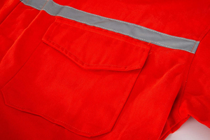 Combinaison ignifuge pour hommes, résistante au feu 300-500°C, en polyester, pour atelier et usine, haute qualité - Product Image 4