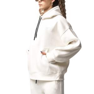 Conjunto Deportivo de Dos Piezas para Mujer, Sudadera con Hombros Caídos y Pantalones Jogger, Logotipo Personalizado OEM, Venta al Por Mayor - Product Image 2