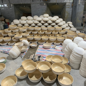 Tazón para Mascotas de Fibra de Bambú Natural, Plato de Alimentación Ligero y Biodegradable, Exportación OEM Vietnam - Product Image 6