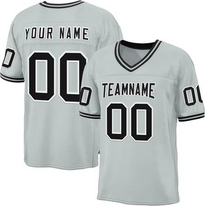 Camiseta de Fútbol Americano Juvenil, Malla de Poliéster, Impresión Completa, Nombre y Número del Jugador Personalizados, Fabricación OEM, Secado Rápido, Uniforme de Equipo - Product Image 1