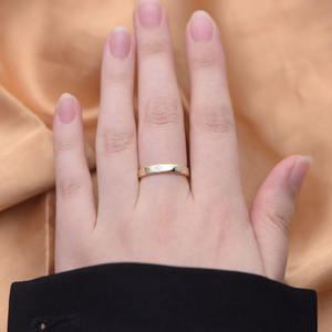 Bague de Fiançailles Vintage en Or Massif 9K 10K 14K 18K avec Diamant de Laboratoire Rond Couleur DEF Pureté VS VVS – Vente en Gros - Product Image 5