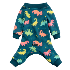 ชุดนอนสุนัขลายไดโนเสาร์ ชุดนอนสัตว์เลี้ยงแบบยืดนุ่ม ระบายอากาศได้ดี ชุดนอนสำหรับสุนัขขนาดเล็กถึงขนาดกลาง ใส่ในบ้านได้ทุกฤดู - Product Image 5