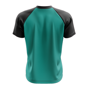 Camisetas de cuello en V suaves para hombre con logo personalizado, de secado rápido, manga corta, transpirables, OEM. - Product Image 6