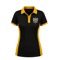 Polo personnalisé bicolore à manches courtes pour femmes Sigma Gamma Rho, vêtements pour événements de sororité, fabricant en gros