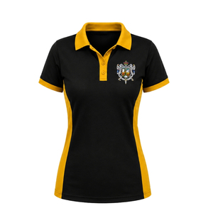 เสื้อโปโลผู้หญิงแบบสองสี แขนสั้น คอปก ยี่ห้อ Custom Sigma Gamma Rho สำหรับงานกิจกรรมชมรมนักศึกษา  ผู้ผลิตขายส่งจำนวนมาก - Product Image 1