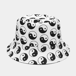 Chapeau Bob Promotionnel Personnalisé avec Logo Imprimé en Coton, Chapeau de Soleil d'Été, Casquette de Pêche Extérieure pour Hommes et Femmes - Product Image 3