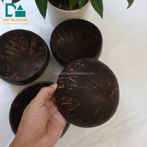 Tazón de Cáscara de Coco Sostenible, Vajilla Natural Hecha a Mano, Proveedor de Exportación de Vietnam - Product Image 4