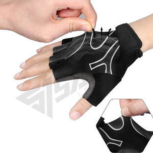Customizable Design Service Bicycle Gloves Half <b>Finger</b> Cycling Gloves Mountain <b>Bike</b> Riding Anti-Slip Workout Gloves for Men - Product Image 4