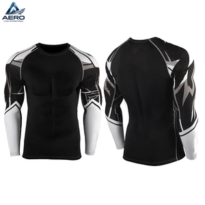 Camiseta Deportiva de Compresión al Por Mayor, Personalizada, de Spandex y Nailon, al Mejor Precio, de Secado Rápido, para Adultos - Product Image 6
