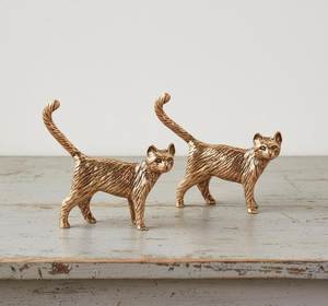 Designer Brass Cat <b>Table</b> Centerpiece Showpiece For Coffee <b>Table</b> Decoration And Sophisticated Interior Home Display - Product Image 6