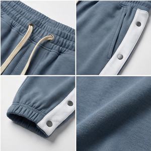 Pantalon boutonné à fente latérale pour hommes, pantalon de basket-ball détachable, pantalon de jogging d'entraînement actif avec rayure latérale pour hommes, vente en gros - Product Image 4