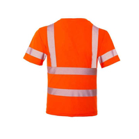 Chaleco de Seguridad Reflectante Transpirable de Poliéster, Camiseta de Trabajo, Camisa de Seguridad Vial Unisex, del Mejor Fabricante