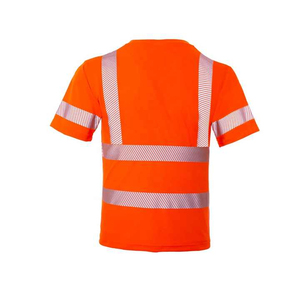 Camiseta reflectante de seguridad de alta visibilidad del mejor fabricante, ropa de trabajo reflectante para carretera, camisa de seguridad reflectante para hombre - Product Image 6