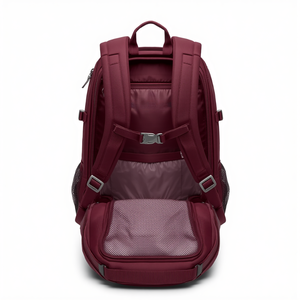 Mochila de Viaje Premium Color Borgoña, Amplia, con Múltiples Compartimentos, Bolsa de Transporte para Exteriores con Construcción Resistente, Venta al Por Mayor - Product Image 2