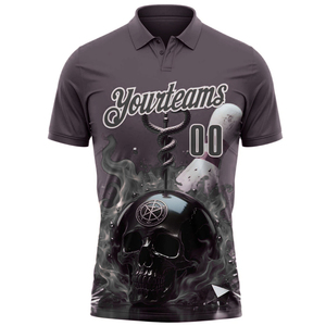 เสื้อโปโลโบว์ลิ่งพิมพ์ลายตามสั่ง ลดราคาพิเศษ พร้อมปักโลโก้ แขนสั้น สำหรับทีมชาย หญิง และเยาวชน  รับผลิตเสื้อทีม - Product Image 5