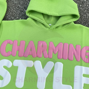 Fabricants de vêtements pour hommes sur mesure, sweats à capuche décontractés en coton premium avec logo en relief 3D, coupe classique, unisexe - Product Image 4