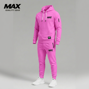 Trajes Deportivos Personalizados Baratos para Hombre, Chándal de Dos Piezas 100% Algodón para Hombre, Traje Deportivo Informal de Verano - Product Image 5