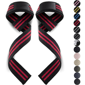 Correas de Levantamiento de Pesas Antibacterianas Rosadas de Tela Antideslizante, Unisex, Tendencia en el Gimnasio - Product Image 4