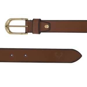 Ceinture décontractée en cuir de buffle épais pour homme avec vis Chicago pour boucle interchangeable – Idéale pour le style business décontracté - Product Image 6