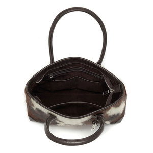 Sac à main en cuir de vachette de couleur unie, tendance, grande taille, haute qualité, prix abordable, sac à main pour femmes en cuir de vachette à vendre - Product Image 3