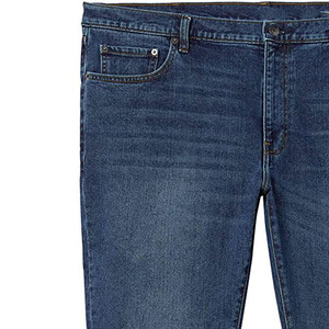 Heavyweight Denim <b>Jeans</b> For Men With <b>Button</b> <b>Fly</b> Clean Stitch Finish And Natural Wash Effect From Made In Pakistan - Product Image 6