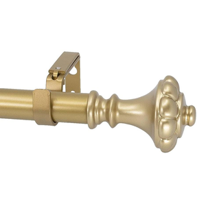 Unique Designs Curtain Rod Set Curtain Rod Bracket and Metal Curtain <b>Poles</b> Available at Discounted Price Made in India - Product Image 2