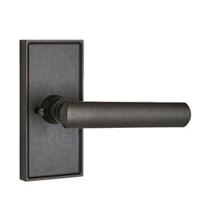 มือจับประตูเหล็กสีบรอนซ์แบบคู่ สำหรับบ้าน โรงแรม ร้านอาหาร ปรับแต่งได้ พร้อมฮาร์ดแวร์ล็อคประตูแบบมีระบบเปิด-ปิด - Product Image 1