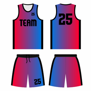 Uniforme de basket-ball personnalisé de haute qualité – Maillot et short d'équipe sublimés 100 % polyester - Product Image 5