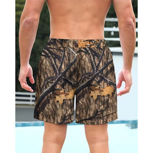 Pantalones Cortos Deportivos Casuales con Estampado Personalizado, Resistentes al Viento, de Malla Transpirable, de Secado Rápido, de Camuflaje, de Poliéster, para Hombre y Mujer - Product Image 2