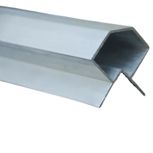 Perfiles de Extrusión de Aluminio Biselados Blancos Brillantes, Perfiles de Extrusión Personalizados - Product Image 4