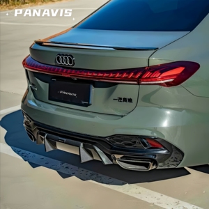 PANAVIS Dry Carbon Fiber Rear Bumper <b>Diffuser</b> Lip Spoiler <b>for</b> Audi A5 A5L S5 2026 - Product Image 5