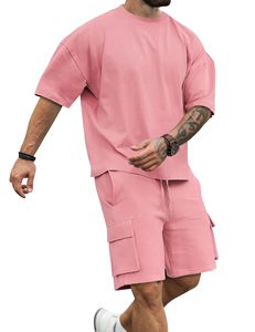 Ensemble streetwear pour hommes : T-shirt à manches courtes et short à taille élastique – Fournisseur en gros - Product Image 6