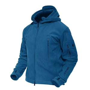 Available Different Colors Winter <b>Men</b> Windbreaker <b>Jacket</b> Custom <b>Plus</b> <b>Size</b> Knitted Waterproof Zip-Up Hoodie with Sheep Fur - Product Image 2