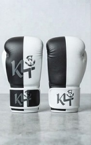 ถุงมือชกมวยหนัง LaceUp รุ่นใหม่ล่าสุด รับสกรีนโลโก้ สำหรับฝึกซ้อมมืออาชีพ MMA มวยไทย ป้องกันการบาดเจ็บ KLTW INT'L KL-BG-110 - Product Image 3