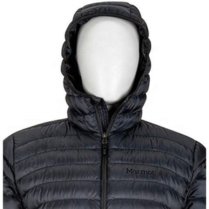 Blouson matelassé à capuche noir pour homme Marmot 2026, coupe droite, fermeture éclair frontale, couleur unie, décontracté, hiver – Meilleures ventes - Product Image 6