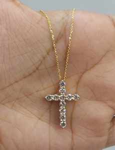 Exquisito colgante de diamante redondo cultivado en laboratorio, certificado por IGI, en oro amarillo, oro rosa, oro blanco o plata, con piedra de color D, E, F, claridad VVS o VS. - Product Image 5