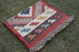 Tapis Kilim en jute de qualité supérieure, fait main, réversible, pliable, pour salon, prix direct usine - Product Image 2