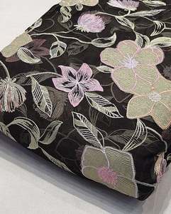 Tela de bordado malté, telas textiles, tela de encaje, tela de organza para marcas de moda, abastecimiento de prendas de vestir, venta al por mayor, exportación a granel, compra - Product Image 5